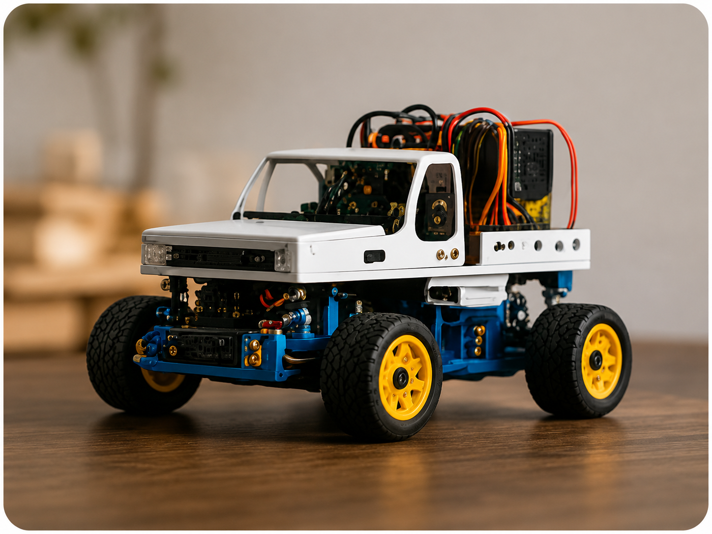 Build and code a robot car