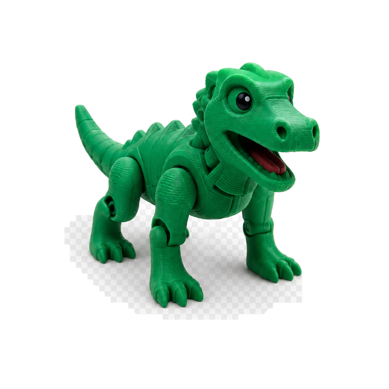 3D printed toy dinosaur